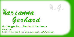 marianna gerhard business card